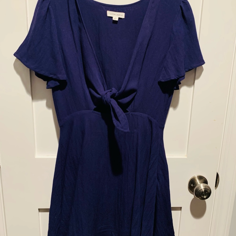 Cotton Candy blue spring dress